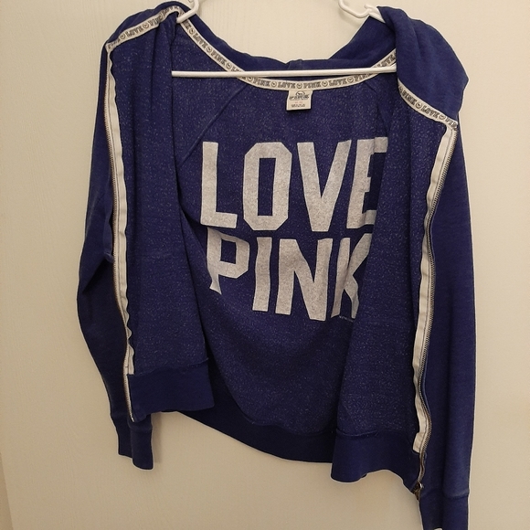 Pink zip up hoodie - Picture 2 of 2